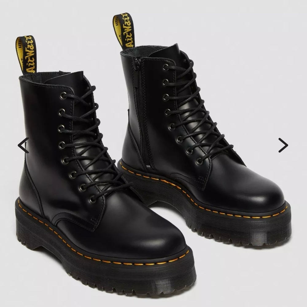 Jadon boot smooth leather platforms